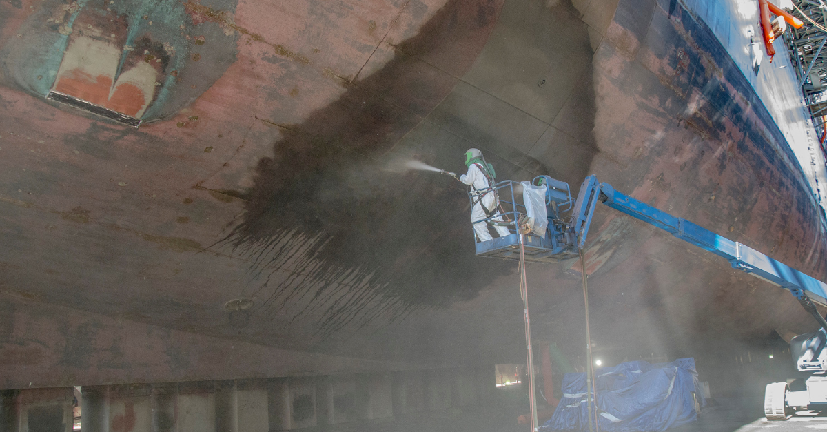 A marine Engineering project showing a sprayer
