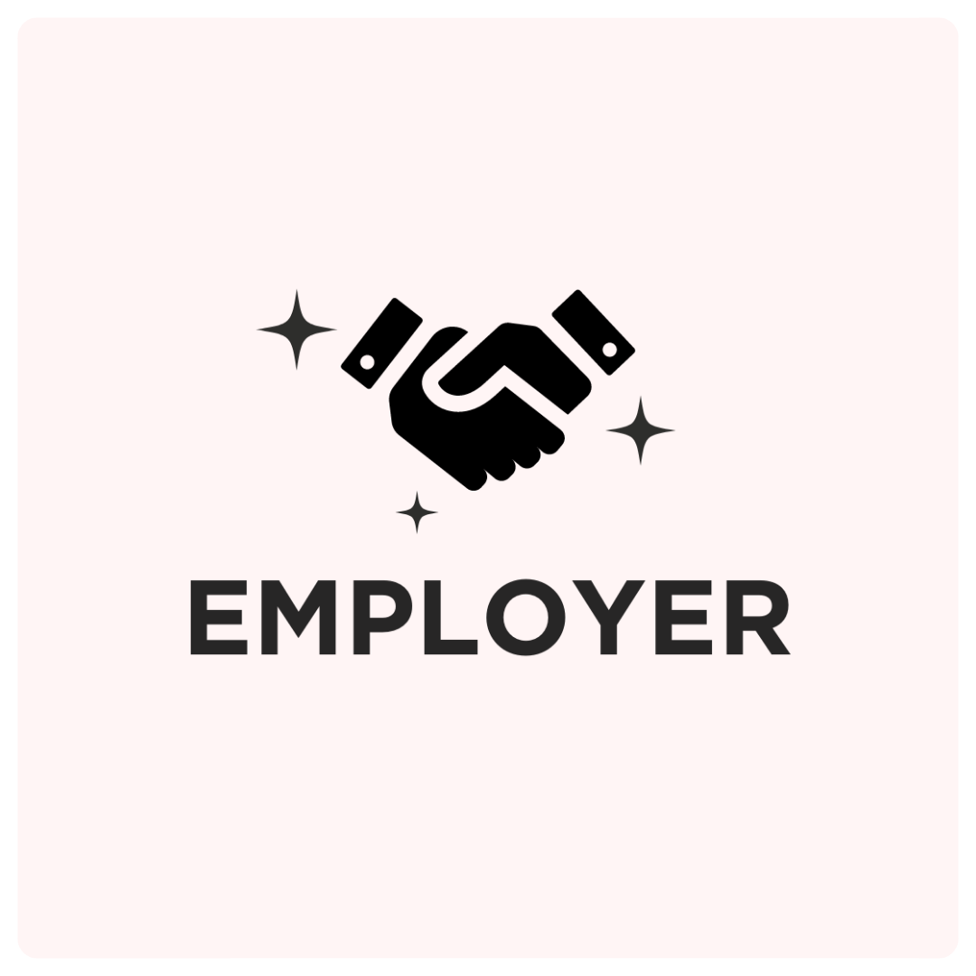 Employers sign up button that directs you to the Employers Sign Up page