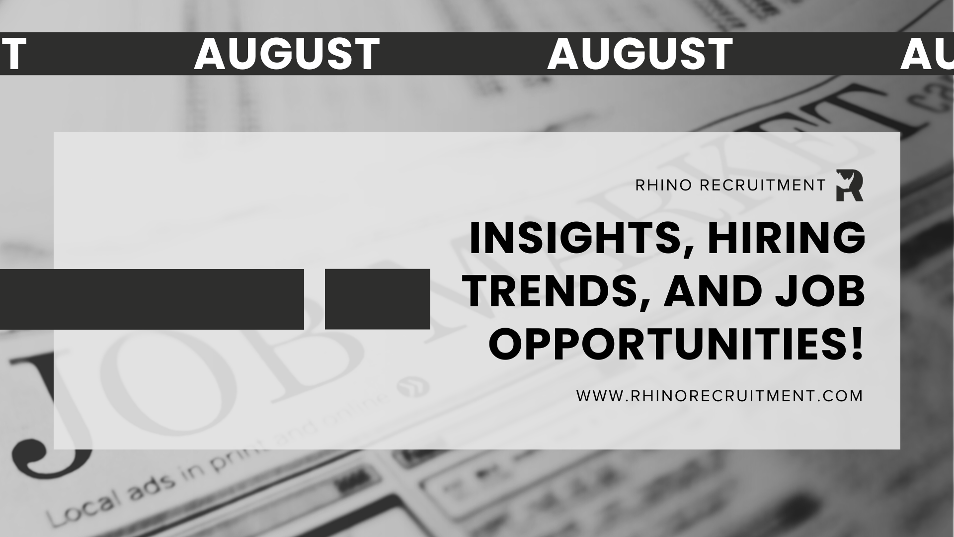 The Rhino Report: August 2025