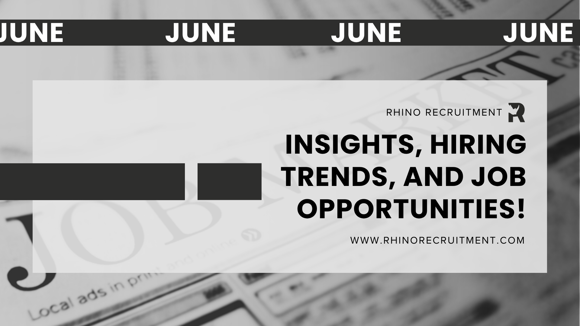The Rhino Report – June 2026