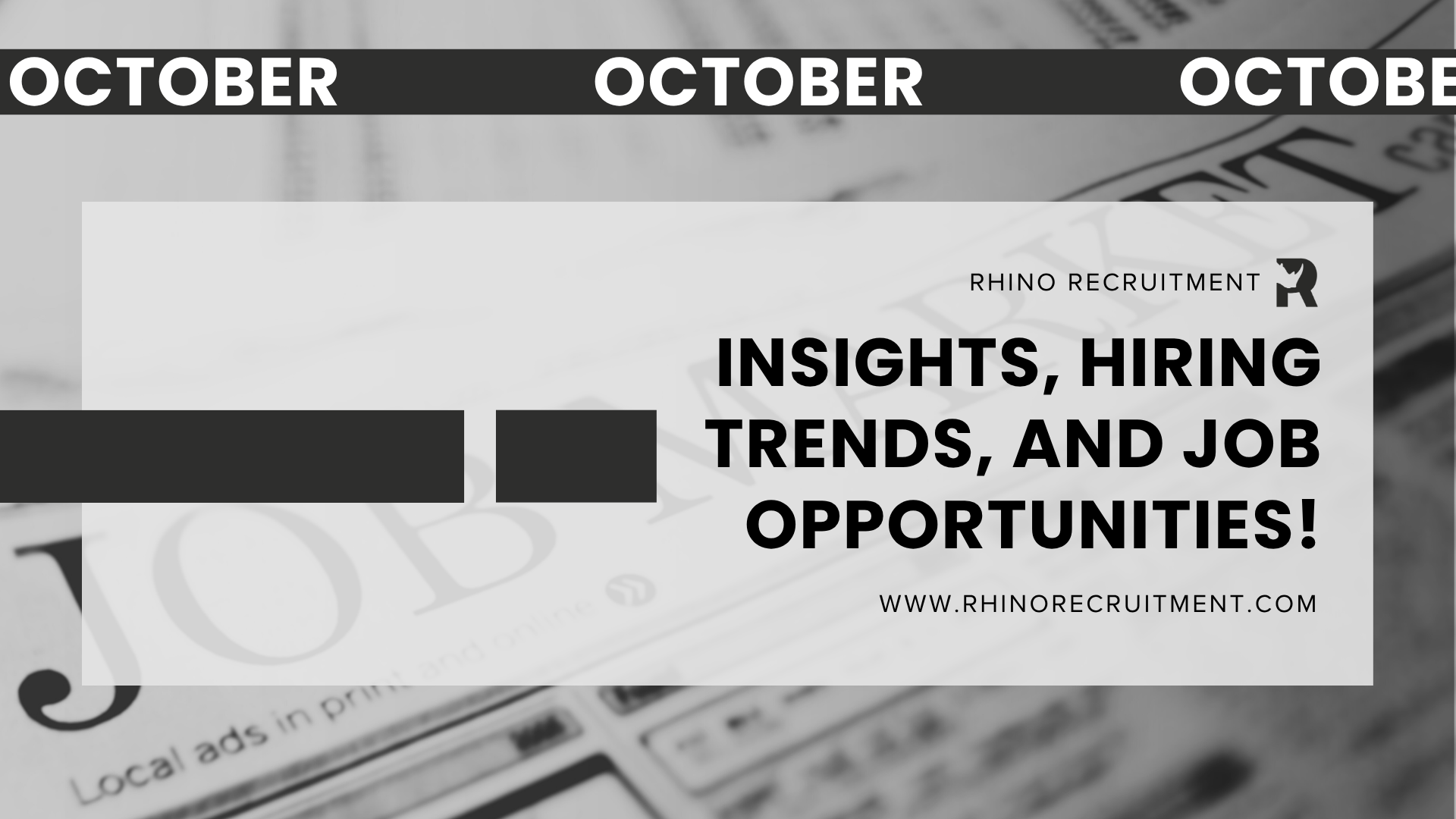 The Rhino Report – October 2026