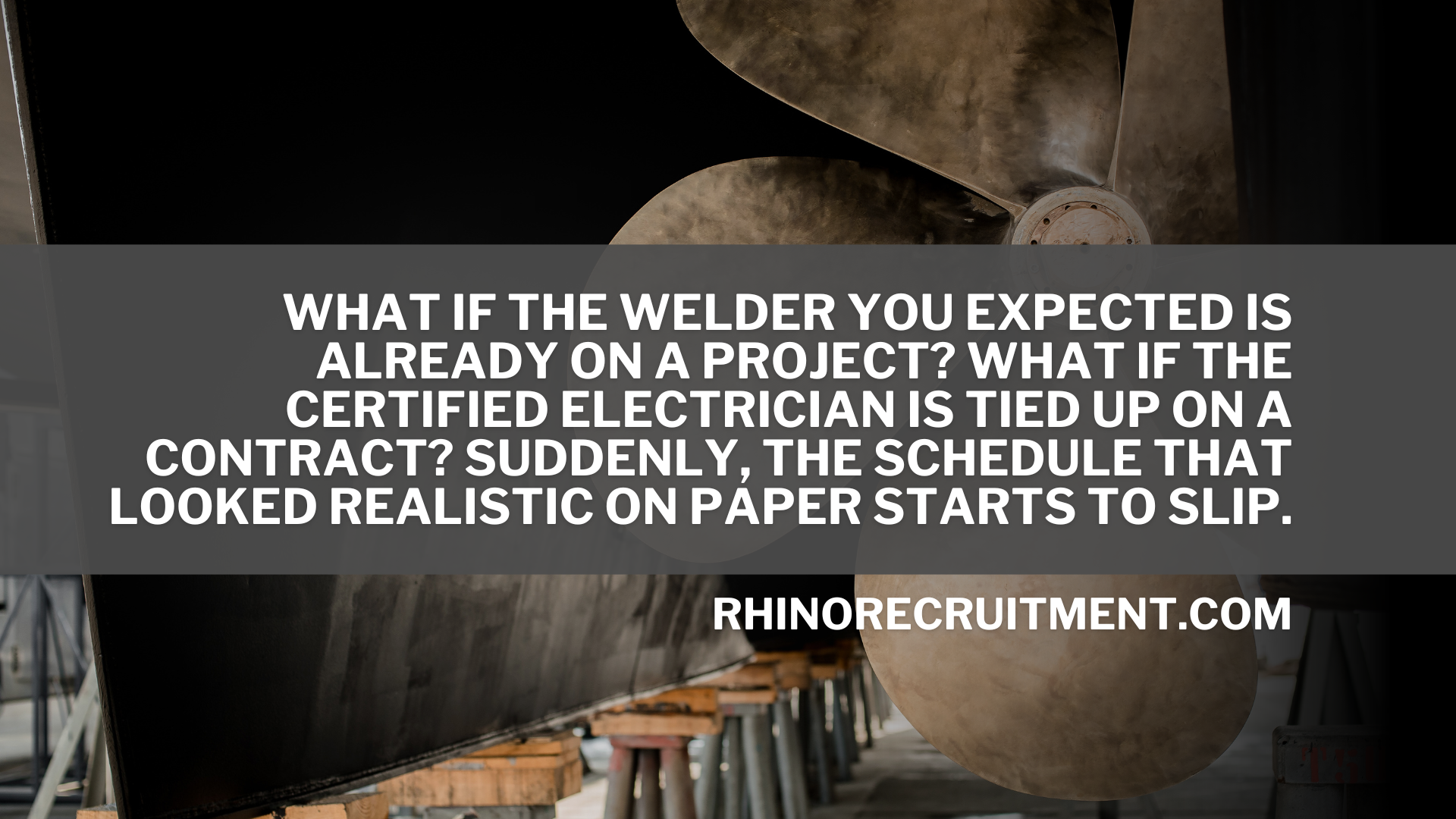 Why Shipyard Refits Often Struggle to Secure Skilled Engineers