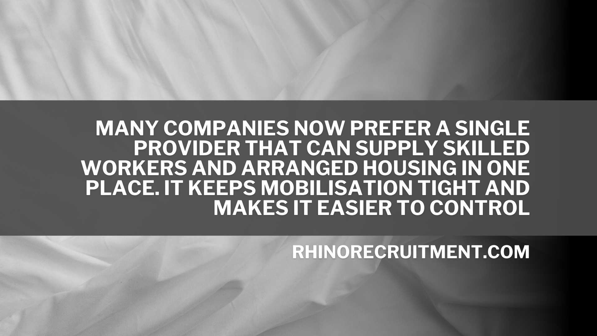 Workforce Accommodation: One Project Partner